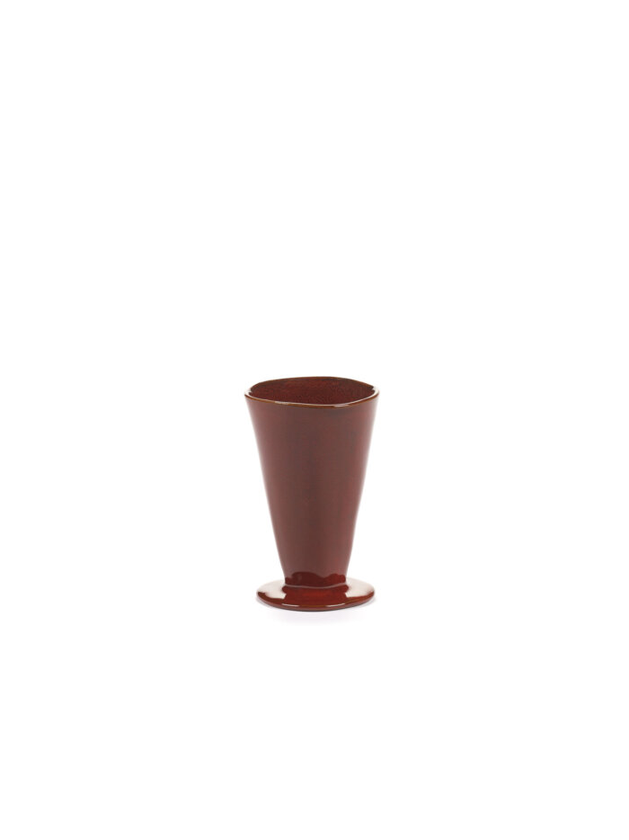 GOBLET VENETIAN RED LA MÈRE L 8.5 W 8.5 H 13 CM