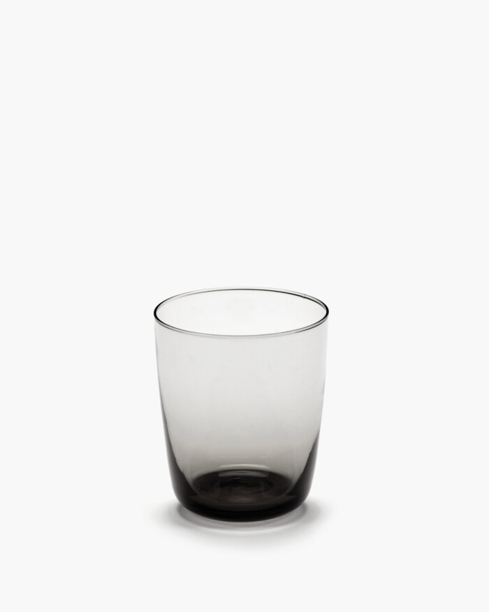 GLASS HIGH CENA L8,50 x W8,50 x H10 CM SMOKY GREY