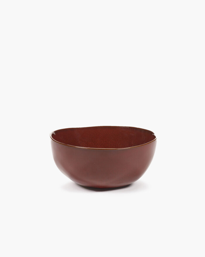 HIGH BOWL VENETIAN RED LA MÈRE L 21 W 21 H 9.5 CM