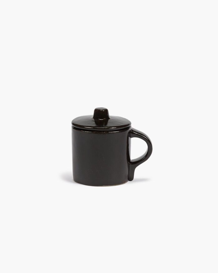 ESPRESSO CUP + LID EBONY LA MÈRE L 8 W 6 H 7.5 CM