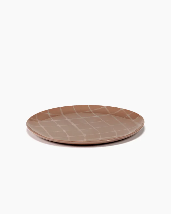 PLATE L SIENNA ZUMA L 33 W 33 H 1.8 CM