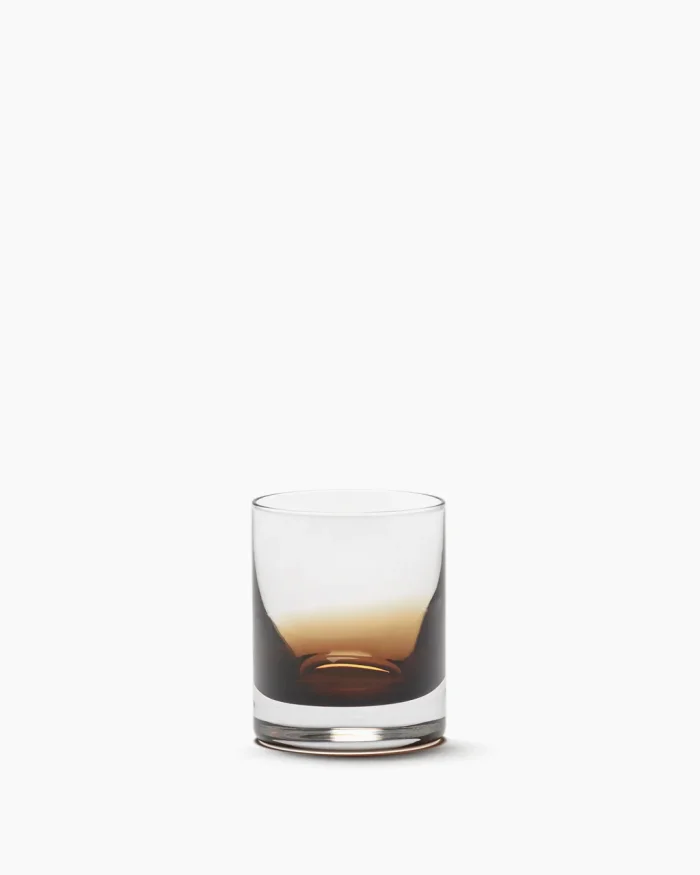 SHOT GLASS AMBER ZUMA L 5.5 W 5.5 H 6.5 CM