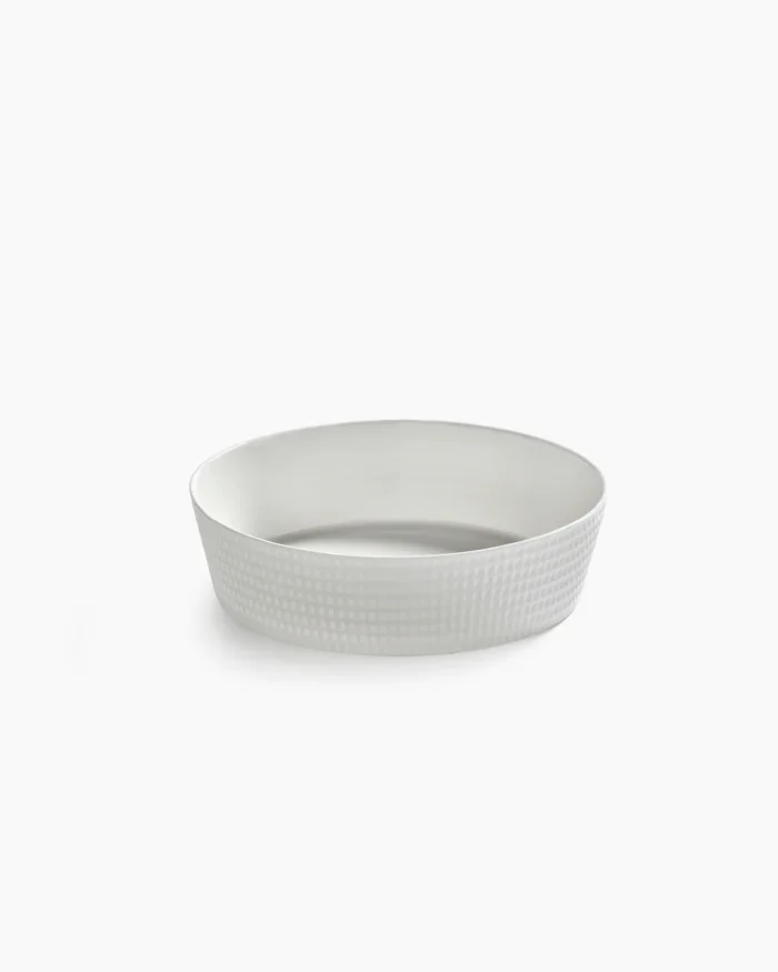 SERVING BOWL M WHITE NIDO L 18 W 18 H 5 CM