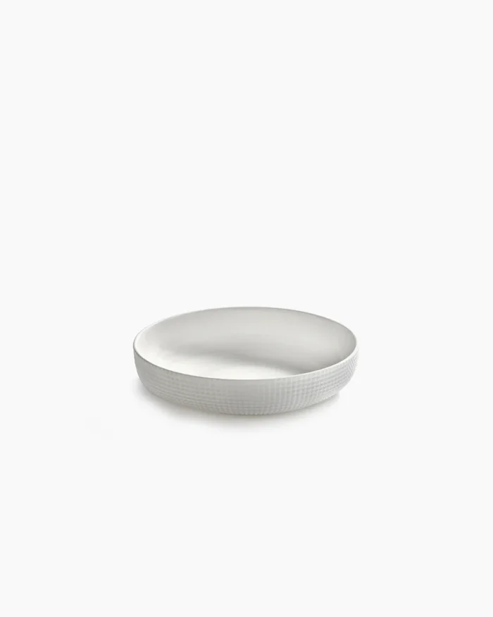 SERVING PLATE ROUND S WHITE NIDO L 19 W 19 H 4.5 CM