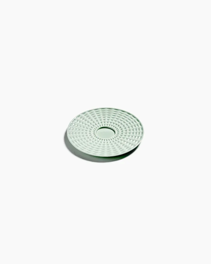 SAUCER CAPPUCCINO CUP GREEN NIDO L 13.8 W 13.8 H 1 CM