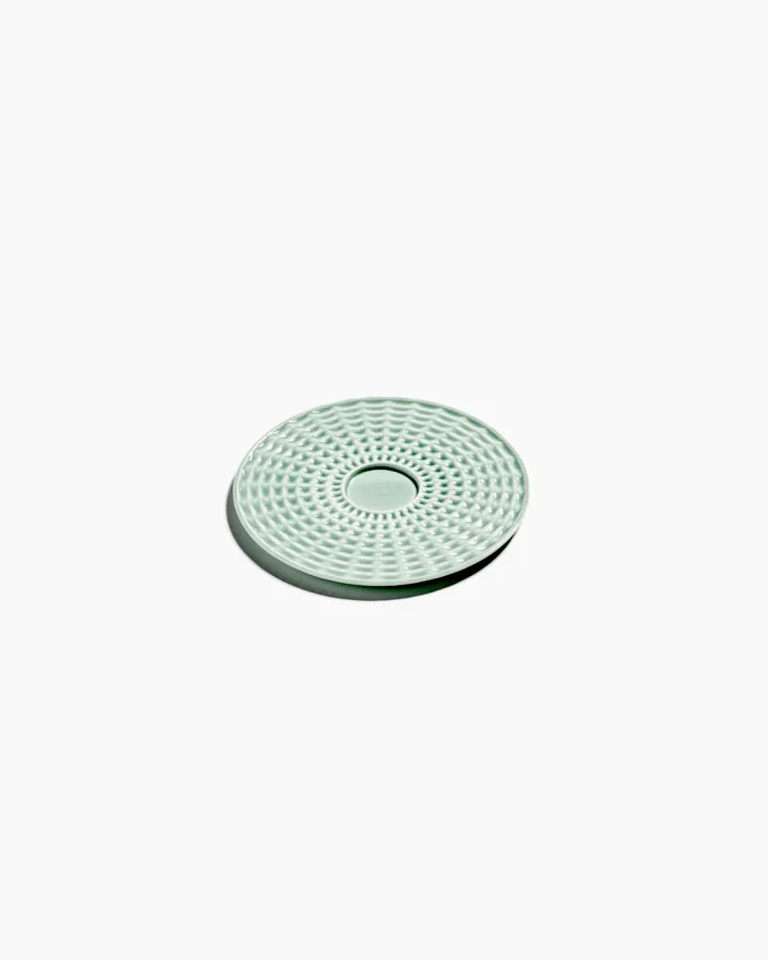 SAUCER TEA CUP GREEN NIDO L 14.5 W 14.5 H 1 CM