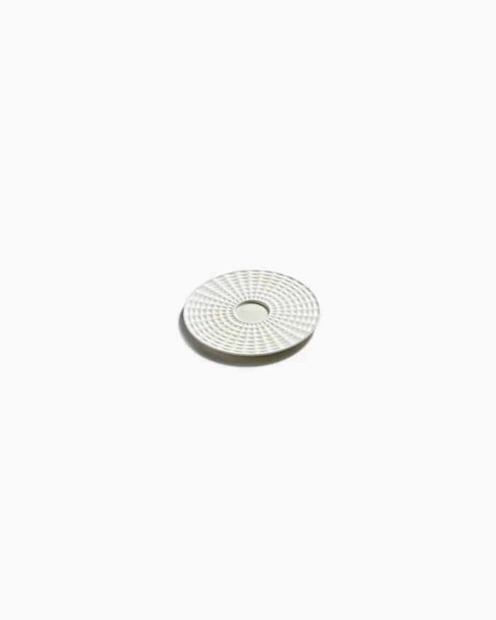 SAUCER ESPRESSO CUP WHITE NIDO L 9.8 W 9.8 H 0.8 CM