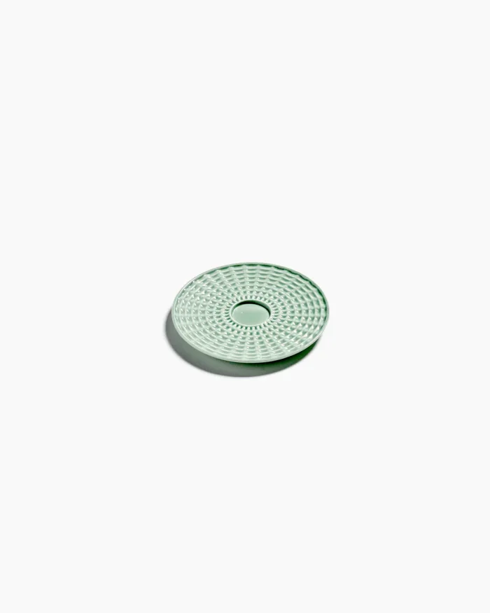 SAUCER COFFEE CUP GREEN NIDO L 11.5 W 11.5 H 0.9 CM