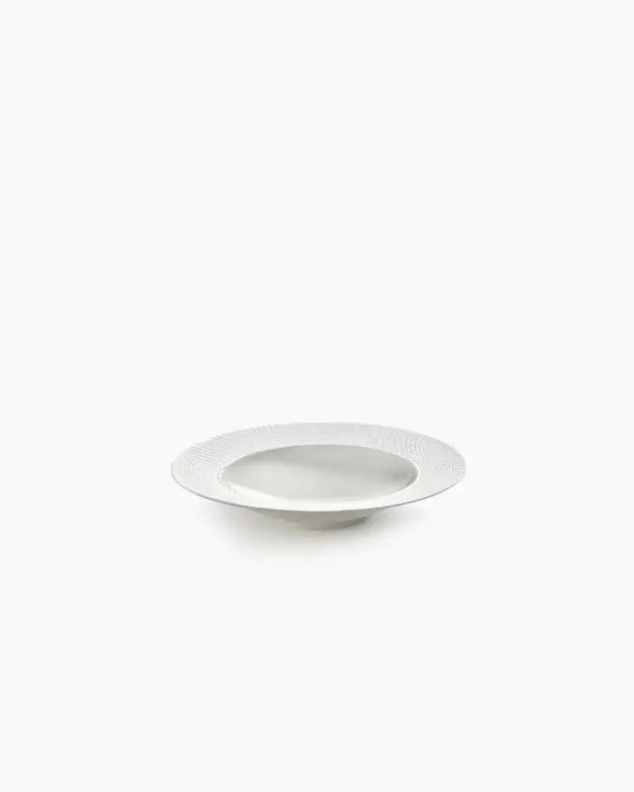 DEEP PLATE S WHITE NIDO L 18 W 18 H 3.2 CM