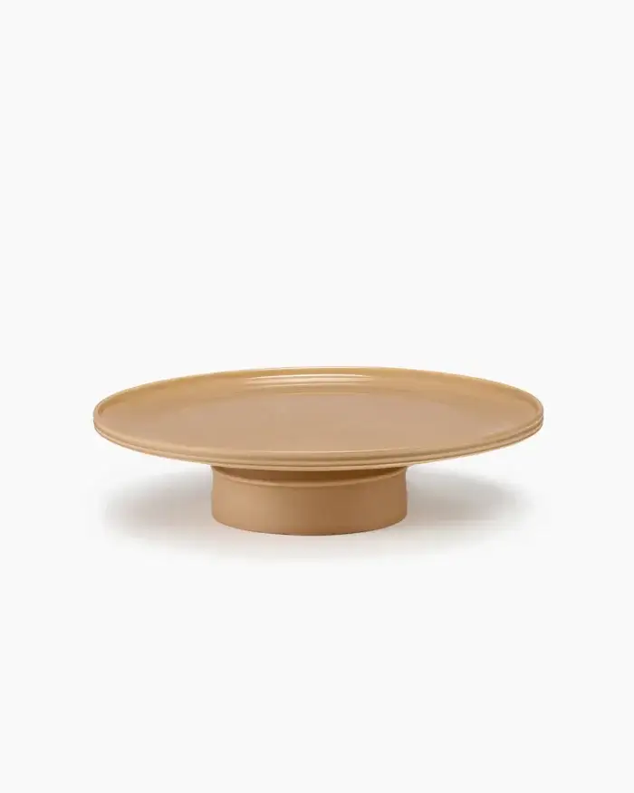 CAKE STAND CLAY DUNE L 33 W 33 H 7.5 CM