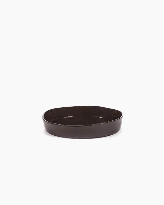 DEEP PLATE S EBONY LA MÈRE L 20 W 20 H 3.5 CM