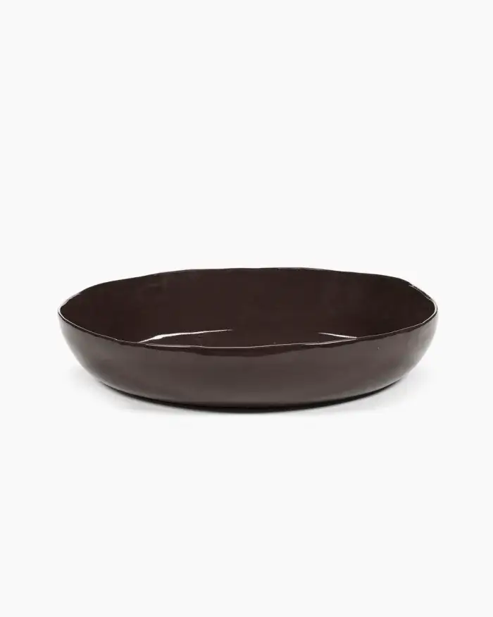 SERVING BOWL L EBONY LA MÈRE L 37 W 37 H 7 CM