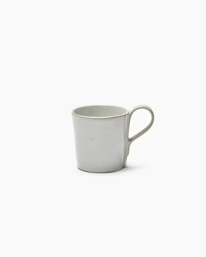 COFFEE CUP HANDLE OFF WHITE LA MÈRE L 10 W 7 H 6.5 CM