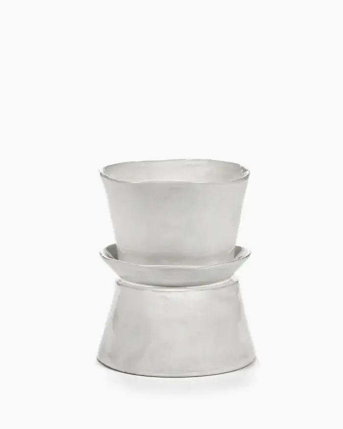 VASE/SERVING BOWL OFF WHITE LA MÈRE L 19 W 19 H 22 CM