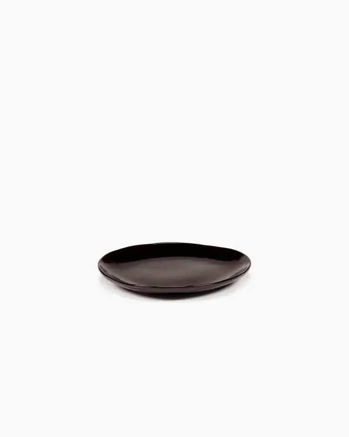 PLATE S EBONY LA MÈRE L 18 W 18 H 1.5 CM