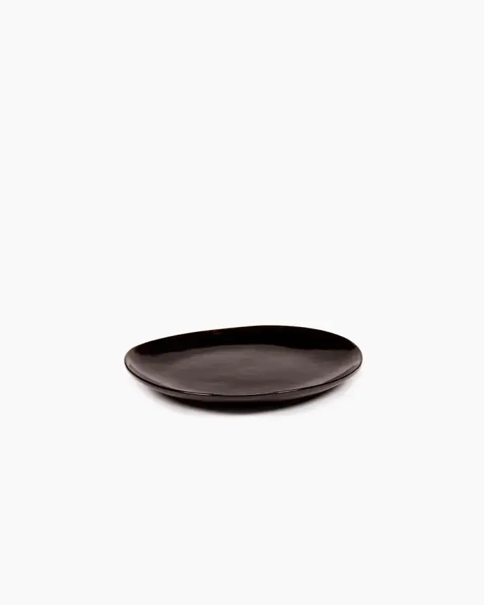 PLATE M EBONY LA MÈRE L 20 W 20 H 2 CM