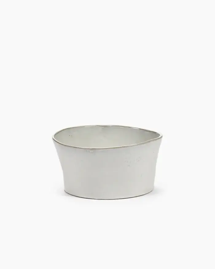 HIGH BOWL STRAIGHT OFF WHITE LA MÈRE L 18 W 18 H 9.5 CM