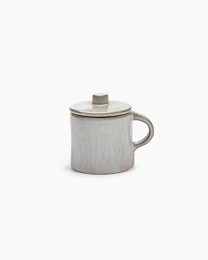 ESPRESSO CUP + LID OFF WHITE LA MÈRE L 8 W 6 H 7.5 CM