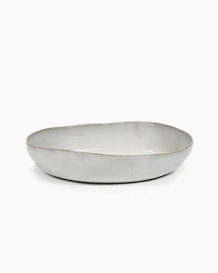 SERVING BOWL L OFF WHITE LA MÈRE L 37 W 37 H 7 CM