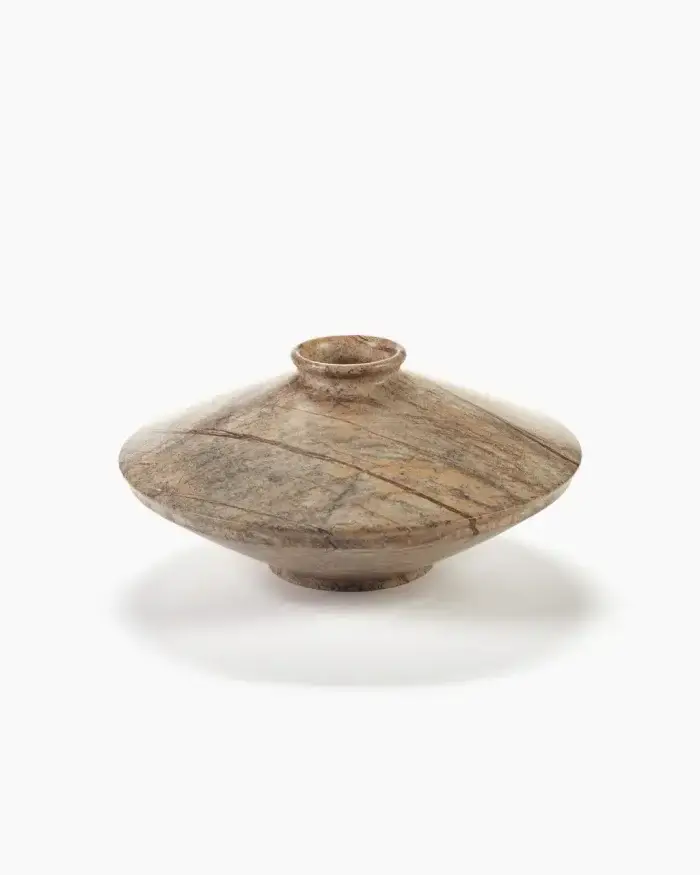 VASE °1 BROWN DUNE L 32 W 32 H 15 CM