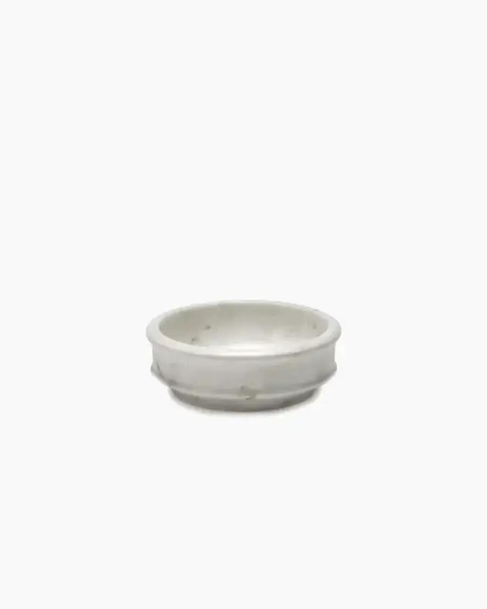 BOWL S WHITE DUNE L 16 W 16 H 5.5 CM
