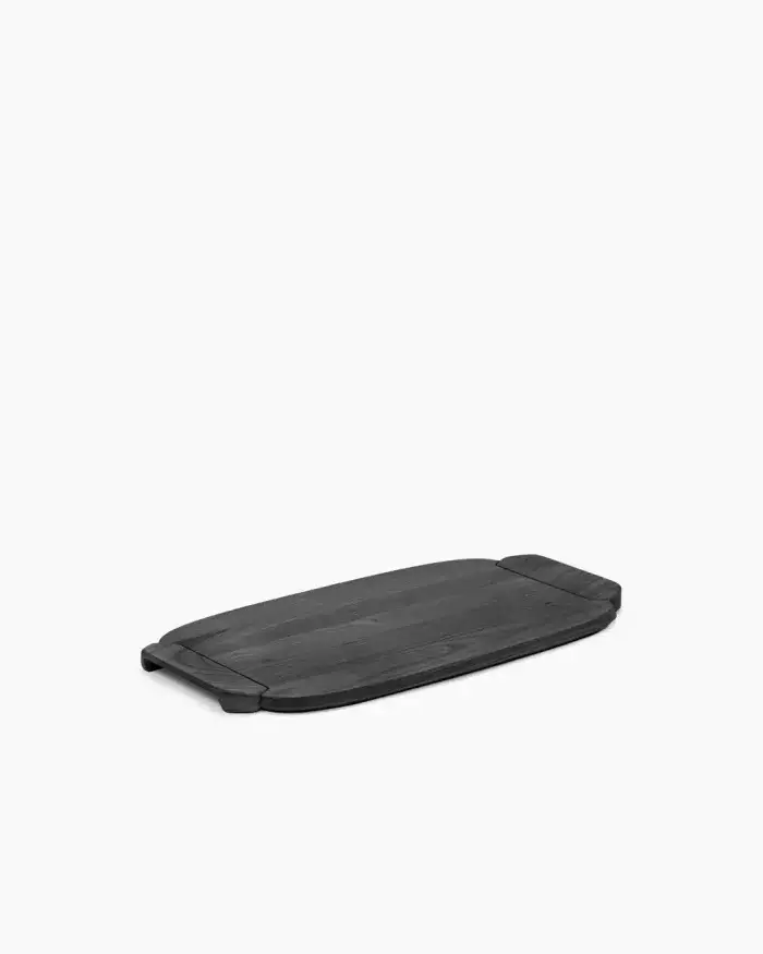 TRAY 02 L BLACK DUNE L 56.5 W 31.5 H 4.5 CM