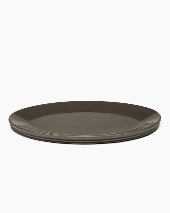 SERVING DISH OVAL L SLATE DUNE L 56 W 43.5 H 4 CM