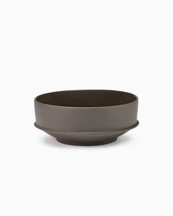BOWL L SLATE DUNE L 28.5 W 28.5 H 12 CM