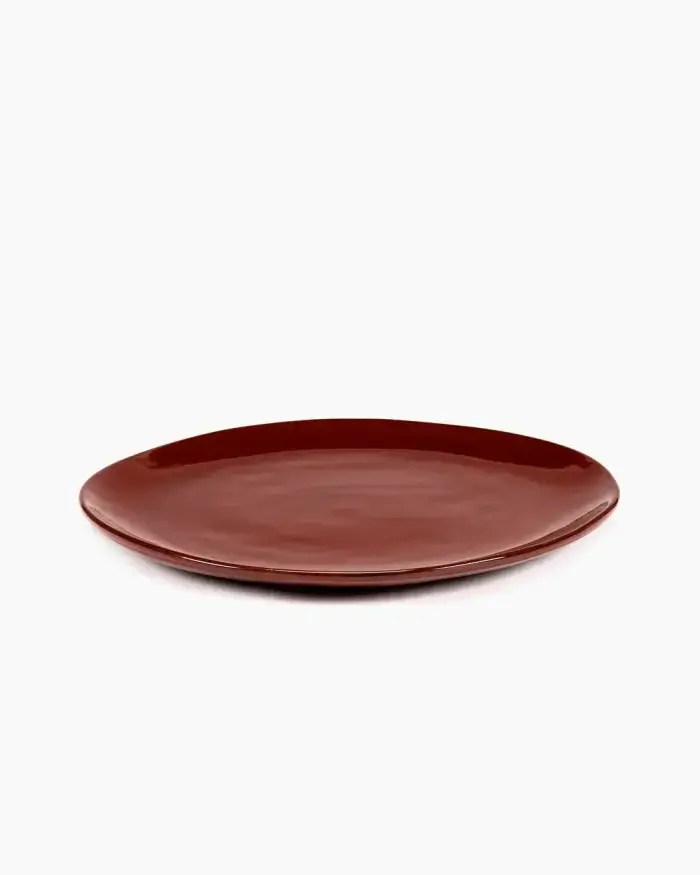 SERVING PLATE VENETIAN RED LA MÈRE L 30.5 W 30.5 H 2.5 CM