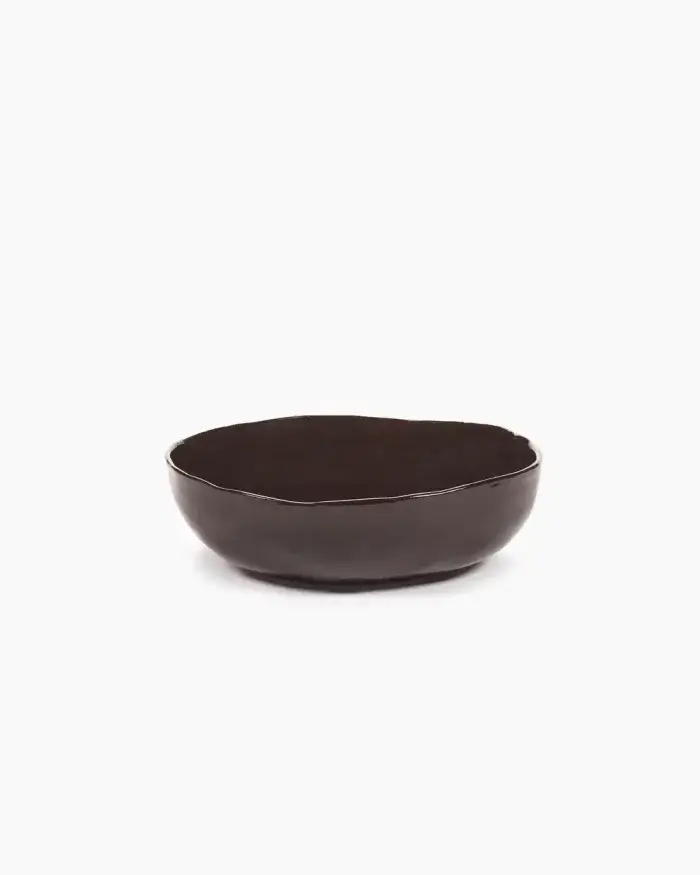 BOWL L EBONY LA MÈRE L 22 W 22 H 6 CM