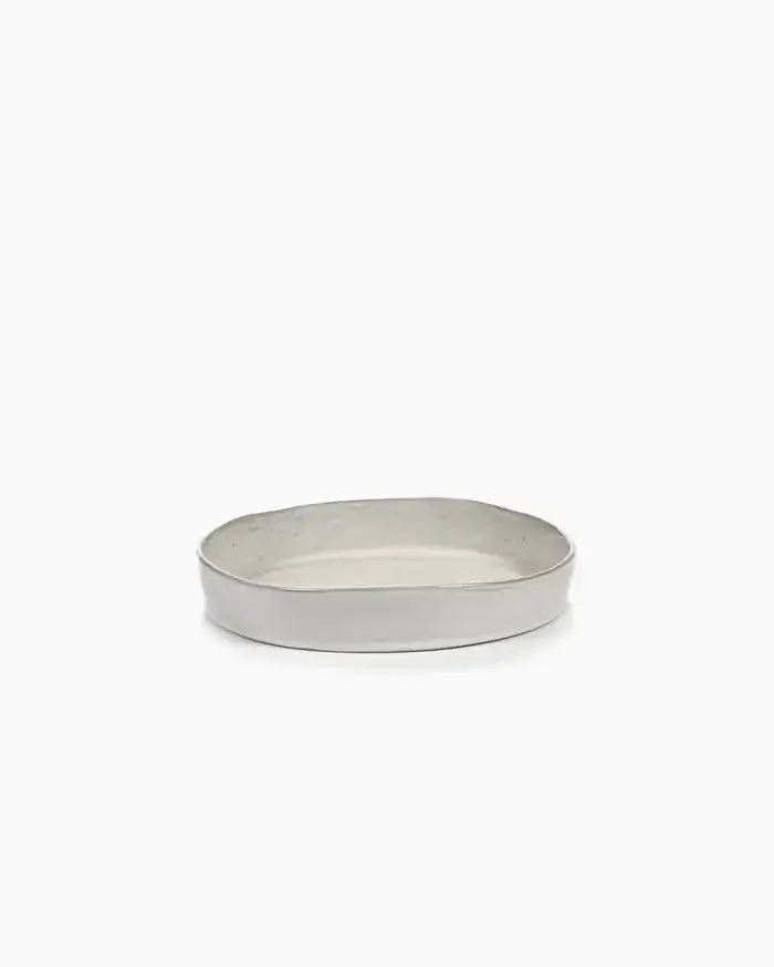 DEEP PLATE S OFF WHITE LA MÈRE L 20 W 20 H 3.5 CM
